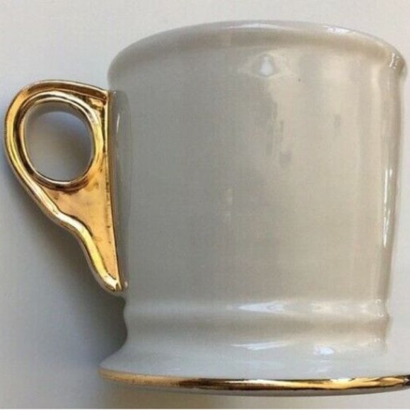 Anthropologie Gold Monogram Mug M - Picture 2 of 4